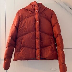 Women’s Cotopaxi Red/Orange Down Cropped Coat